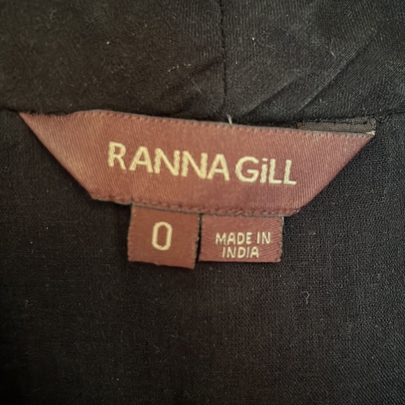 Anthropologie Ranna Gill Chevron Embroidered Blouse - Picture 5 of 8